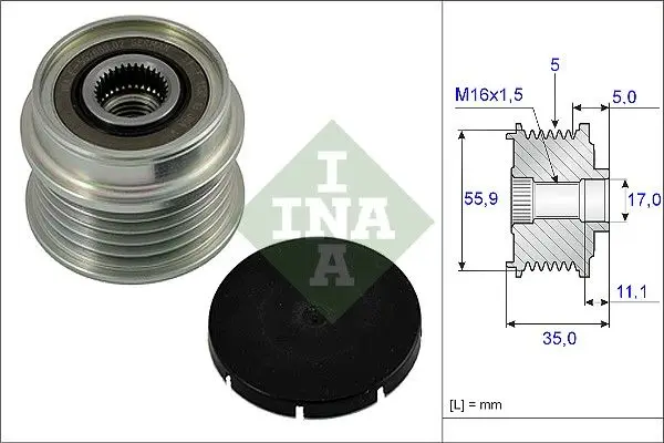 Alternatör Kasnağı 01-Passat 1.8T-2.0