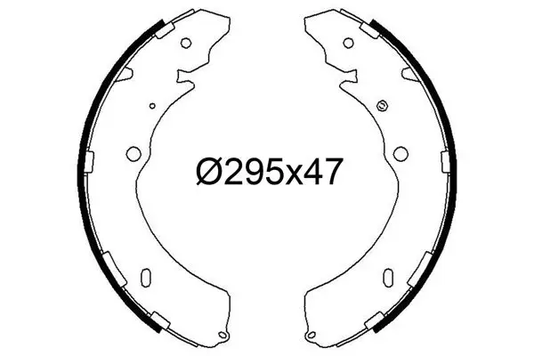 Arka Fren Balatası Kampana Tip Isuzu Dmax 2006-2012 Isuzu Tfr 2012-