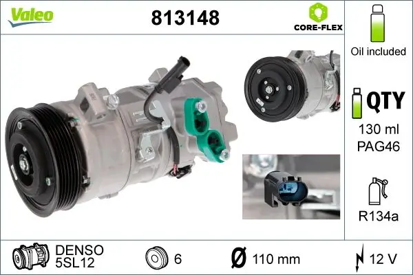 Klima Kompresörü BMW N43 B16 N46 B20 E87 E90 X1 E84
