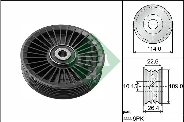 Kayış Gergi Rulmanı (Kanallı) W204 08-14 W212 11-16 C207 10-16 W221 05-13 Sprinter 901 902 903 904 905 96-06 , Y20dth Y22dtr Vectra C