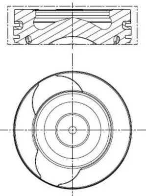 Piston + Segman (Adet) 050 13-A-Seri (W176) B-Seri (W246-W242) *K9k* *76.5*