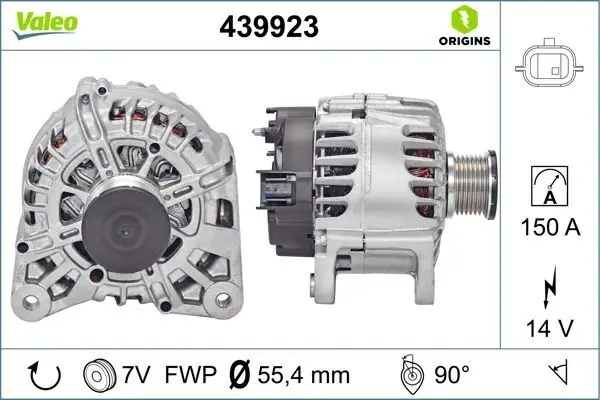 Alternatör Kmp 14-Qashqai-Xtrail