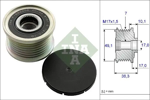 Alternatör Kasnağı 10-Master 2.3Dci