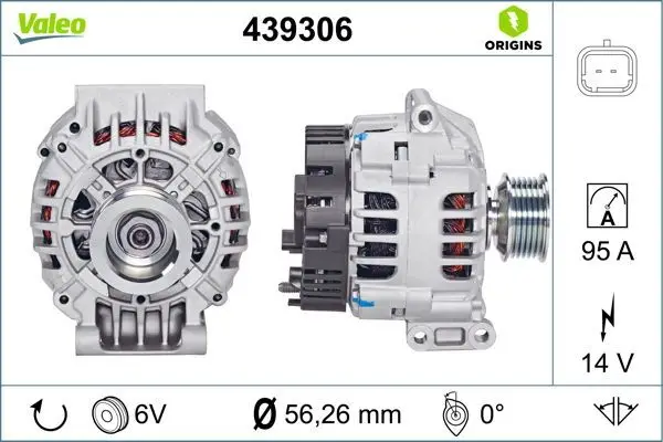 Alternatör Kmp 99-Megane.I-Laguna.I.II 1.4-1.6 16V Clio.II 1.6 16V
