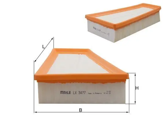 Hava Filtresi 13-A-Seri (A180-A200) B-Seri (B180-B200) Ucgen