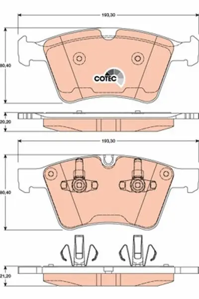 Fren Balatası Ön (Mercedes Ml500 4-Matic (W164) 07-/ Gl Serisi (X164) 06)