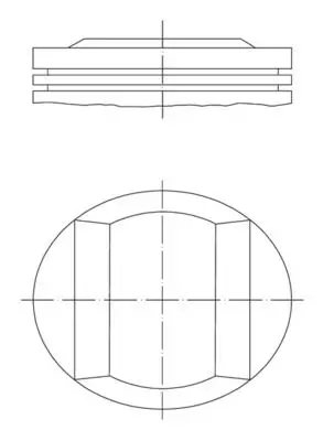 Piston + Segman Std . (M111.9, 89.91mm) W202 94-00 C208 97-02 W210 95-00 R170 96-00