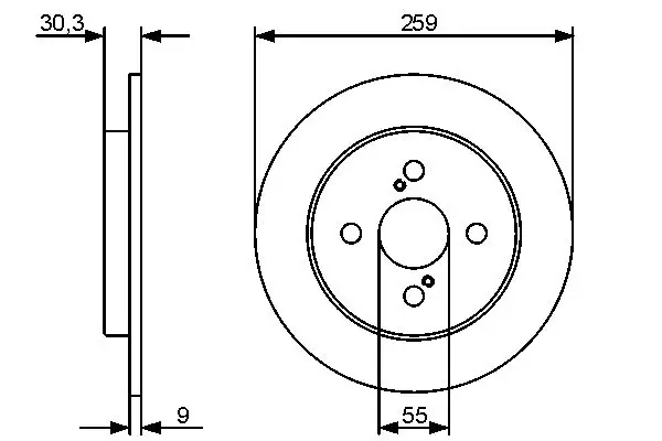 Disk Arka (Ad) 06-Yaris 1.0Vvti-1.3Vvti-1.4D-4D
