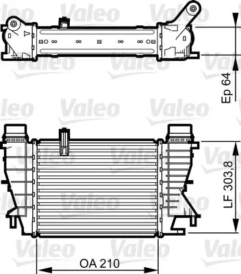 Turbo Radyatörü (Intercooler) 10-Modus 1.5 DCI 75-90Hp