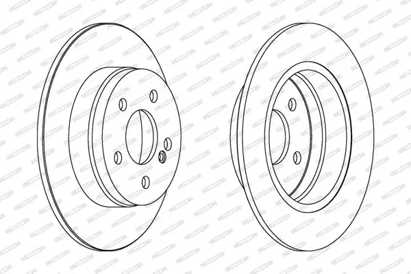 Disk Arka 07-14 C-Seri (W204)