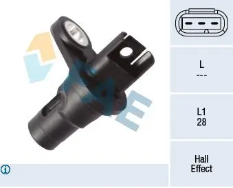 Eksantrik Mil Sensörü 07-1-Seri (E81-E87) 3-Seri (E90-F30-F80) 5-Seri (E60-E61) X1-X3-X5