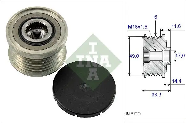 Alternatör Kasnağı 02-3-Seri (E46-E91)