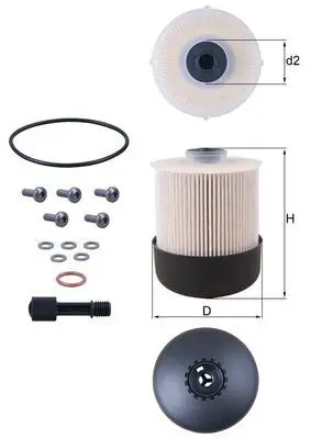 Mazot Filtresi Dokker Lody Logan II Captur Sandero II Clio IV 1.5 DCI 12-Mercedes Cıtan 415 12 -