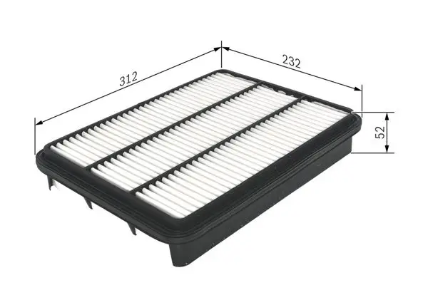 Hava Filtresi Toyota Land Cruiser D4d 01-12
