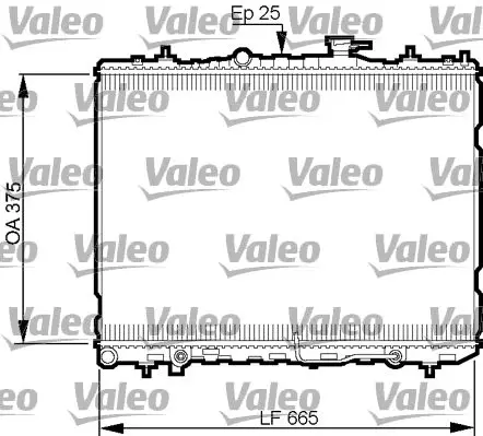 Radyatör 04-Cerato 1.6-2.0 + Os