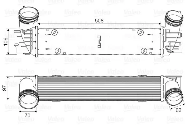 Turbo Radyatörü (Intercooler) 05-1-Seri (E81-E87) 3-Seri (E90-E91) X1 (E84)