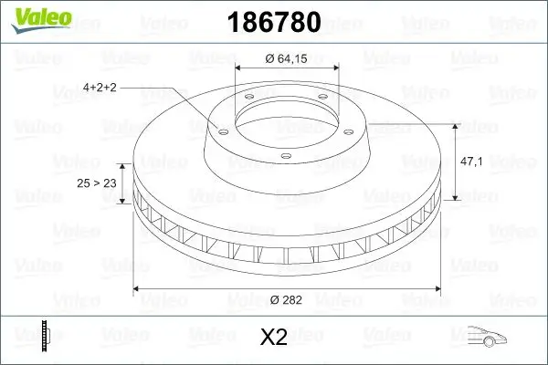 Fren Diski Ön Accord VI (Ck, Cg, Ch, Cf) 98-031.8 İ (Cg8) 2.0 İ (Cg9) 2.0 Turbo Dı (Ch2) Accord VI Coupe (Cg) 98-032.0 İ 16V Accord VI Hatchback (Ch, Cl) 99-021.8 İ (Ch6) 2.0 (Ch7) 2.0 TDI (Ch8) Accord VI 98-03 Havalı 282mm