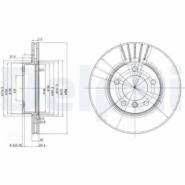 Disk On 94-05 3S-E36-E46 Havalı