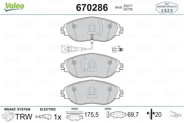 Ön Fren Balatası (VW Passat 11-15 Sharan 11-Seat Alhambra 11 -)