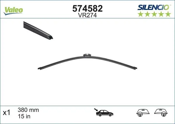VW Audi Silecek Süpürgesi (380 mm) A1.Q7 4M0955425a