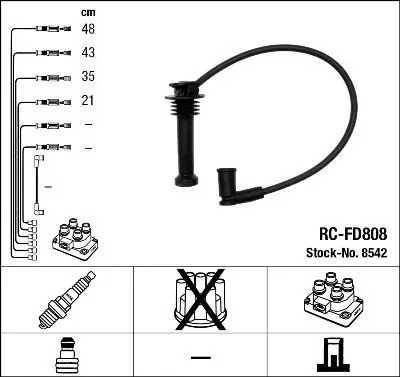 Buji Kablosu Rc-Fd808 (Takım)