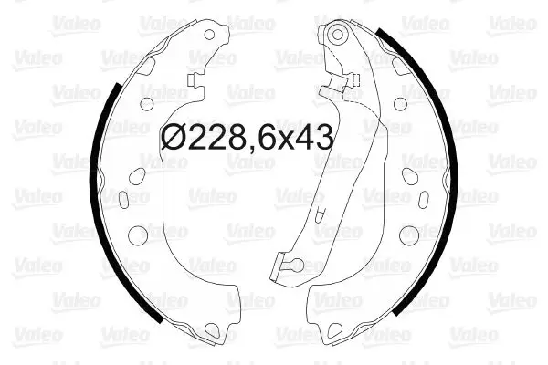 Arka Fren Balatası (Pabuclu) Focus II 04 /-C Max 03-07 1,6Tı / 1,6Tdcı / 1.8 TDCI / 2,0Tdcı Abssız Ölçü: (228X4)