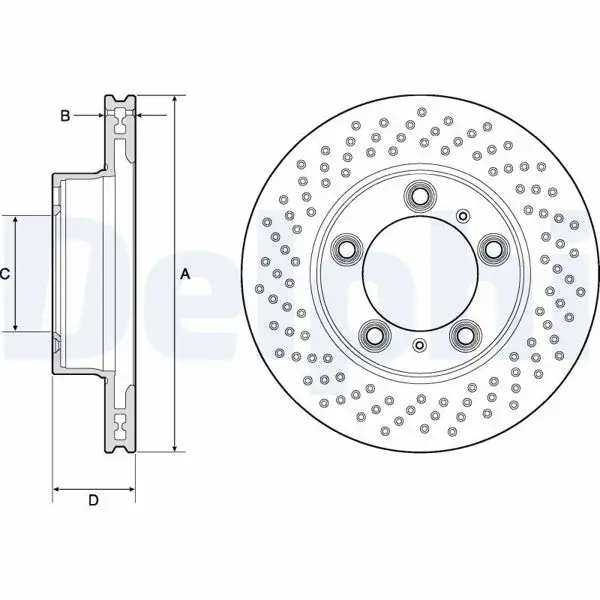 Fren Disk Aynası Delikli Ön Sol Boxster 987 2.7 04-09 2.9 09-12 Cayman 987 2.7 06-09