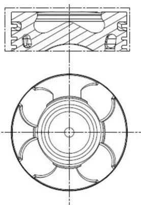 Piston + Segman (Adet) 050 Linea-G.Punto-Doblo-Astra.H 1.3Mj 90Hp Z13dth *70.4* (0.20mm Kısa)