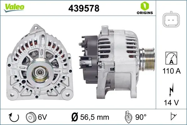 Alternatör Kmp 06-Megane.2-Lgn.2-Log 1.6 16V 105-112Hp