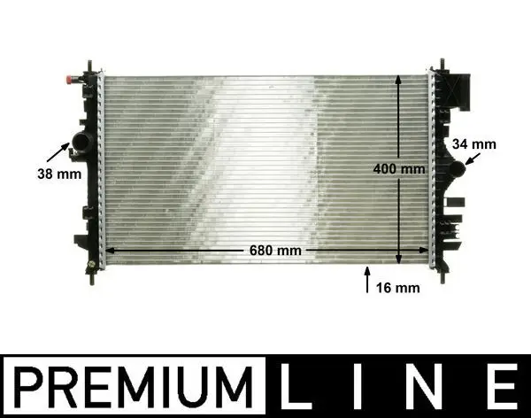 Radyatör 08-Insignia 1.6 16V *A16xer-A16let*