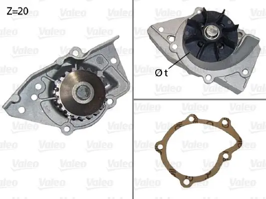 Devirdaim Su Pompası Expert Jumpy Scudo P406 P306 Xsara P806 Evasıon Partner Berlingo Xud9 (96 00) Cap:70.5mm