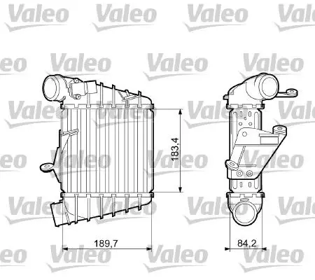 Turbo Radyatörü (Intercooler) 06-Polo-Fabia-Ibiza 1.4Tdi
