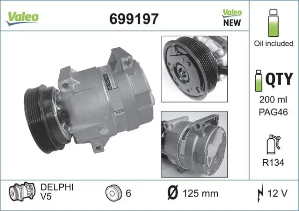 Klima Kompresörü Renault Megane I Megane Scenic I Megane II 1.4 1.6 16V E7j K4j K4m