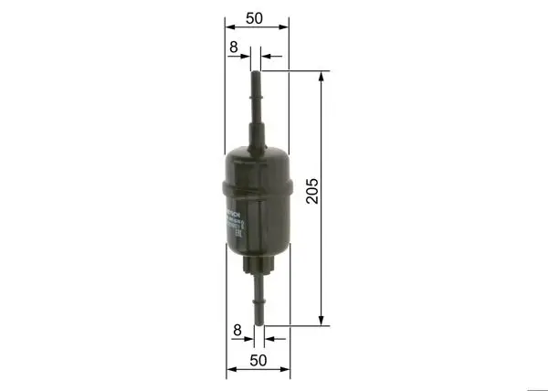 Benzin Filtresi Fusion (Ju_) 02-121.4 1.25 1.4 Lpg Fiesta V Fusion / Mazda 2 1.25 1.3 1.4 1.6