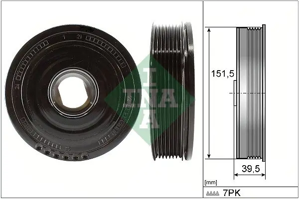 544 0177 10 / M.Benz W205 Om626 Renault Krank Kasnağı A6260300103