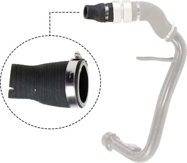 Turbo Hortumu Küçük 06-Bxr-Dct-Jmp 2.2Jtd 110-120Hp
