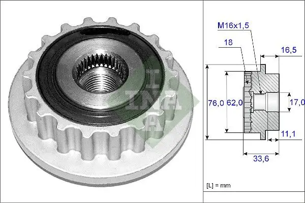 Alternatör Kasnağı T.Prt T5 2.5Tdi Kaplın