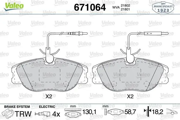 Ön Fren Balatası Expert Scudo Jumpy P806 Evasıon (Fişli) 2.0 HDI 2.0 16V (00 06)