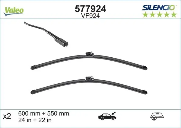 Silgi Süpürgesi Tk 60 + 55Cm 17-E-Seri (W213)