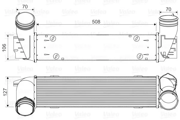Turbo Radyatörü (Intercooler) 07-3-Seri (E90-E91) 13-X1 (E84)