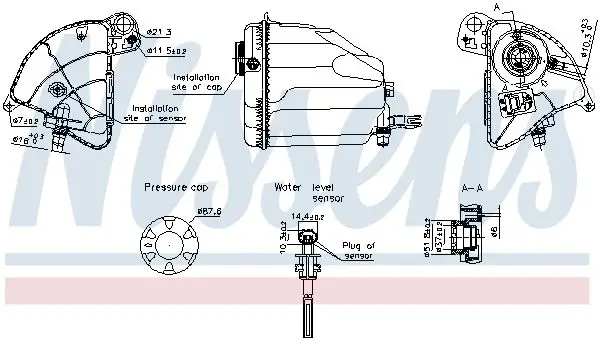 Yedek Su Deposu BMW N47 N57 N54 B47 F10 F01 F07 F11 F12 F13 F06