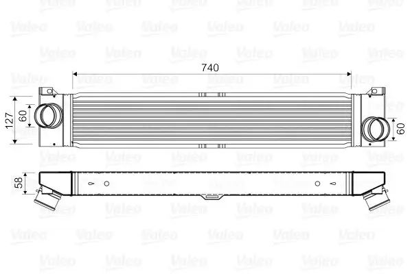 Turbo Intercoll Radyatörü Boxer III-Jumper III 2,2Hdı / 3,0 HDI E4 / E5 06-Ducato III-2,3 JTD / 3,0Jtd E4 / E5 06 -