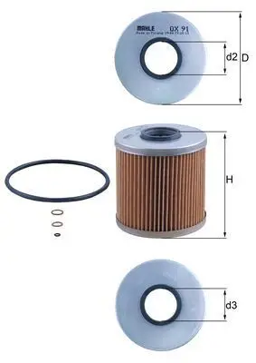 Yağ Filtresi BMW M40 M42 E30 E36 E34