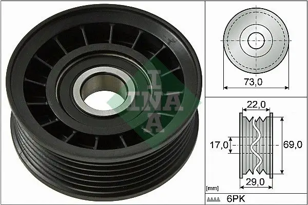 V Kayış Gergi Rulmanı (Ford: Fiesta 1.25 Benzinli 08-12)