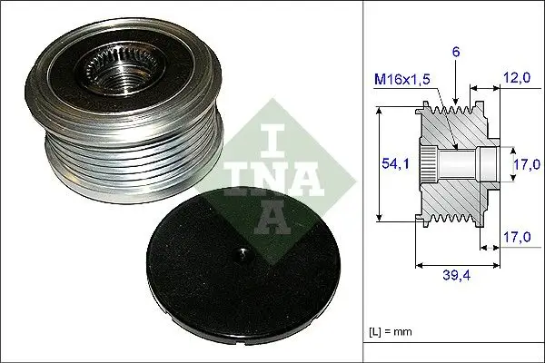 Alternatör Kasnağı 02-Fiesta-Fusion 1.4Hdi 68Hp