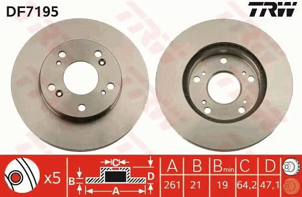 Disk On 01-06 Civic 1.4-1.6İ