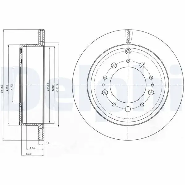Disk Arka 08-Land Cruiser 4.5D-4.7İ V8