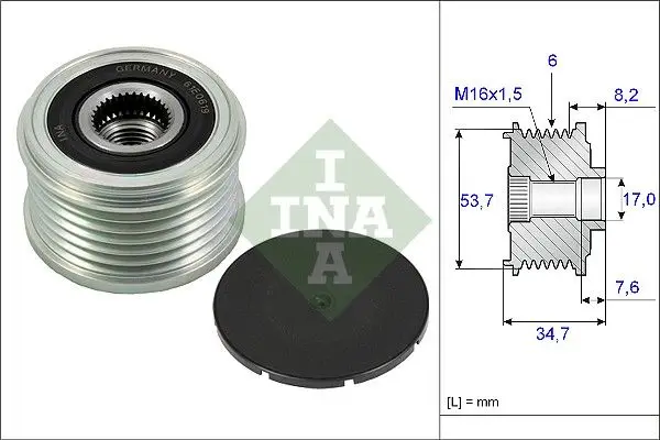 Alternatör Kasnağı (Opel Meriva B 1.4 10-17)