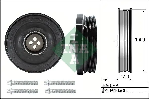 Krank Kasnağı 6 Kanallı (BMW N-47 E-60 / 83 / 84 / 87 / 88 / 90 / 91 / 92 / 93)