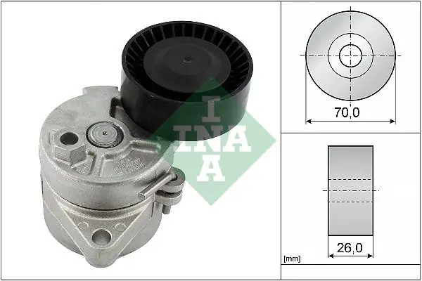 Kayış Gergi Rulmanı (Kütüklü, Klima) BMW E46 E39 E38 E36 E85 E53 E86
